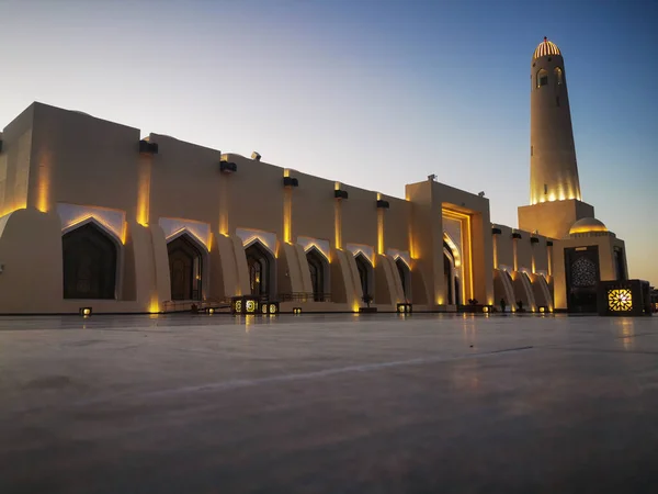 Imam Abdul Wahab Moskee Qatar State Grand Mosque — Stockfoto