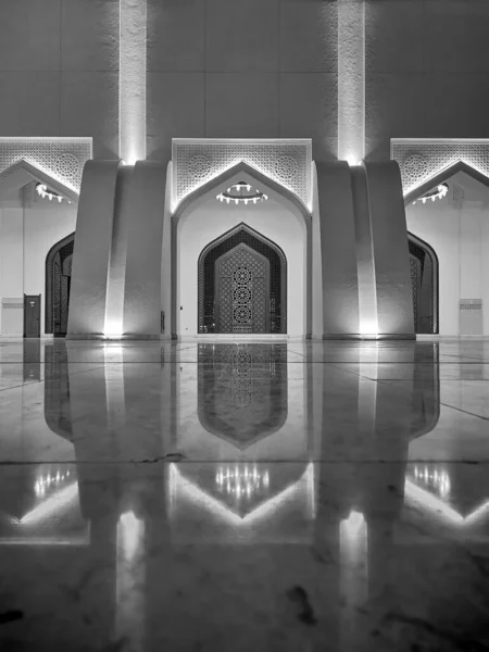 Mezquita Imam Abdul Wahab Gran Mezquita Del Estado Qatar — Foto de Stock