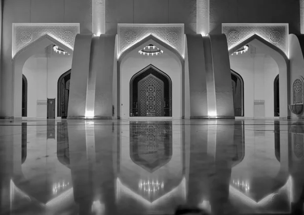 Ιμάμης Abdul Wahab Τζαμί Μεγάλο Τζαμί Του Κατάρ — Φωτογραφία Αρχείου