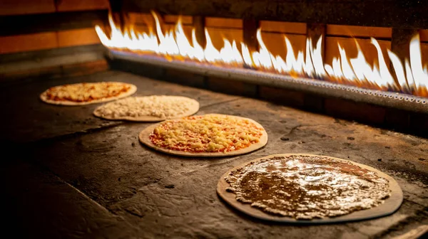 Libanees Eten Manakish Pizza Gebakken Oven — Stockfoto
