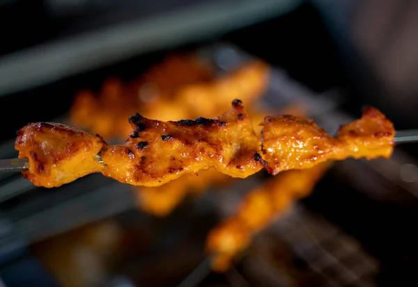 Tikka Shish Kofta Kebabs Barbacoa Carbón —  Fotos de Stock