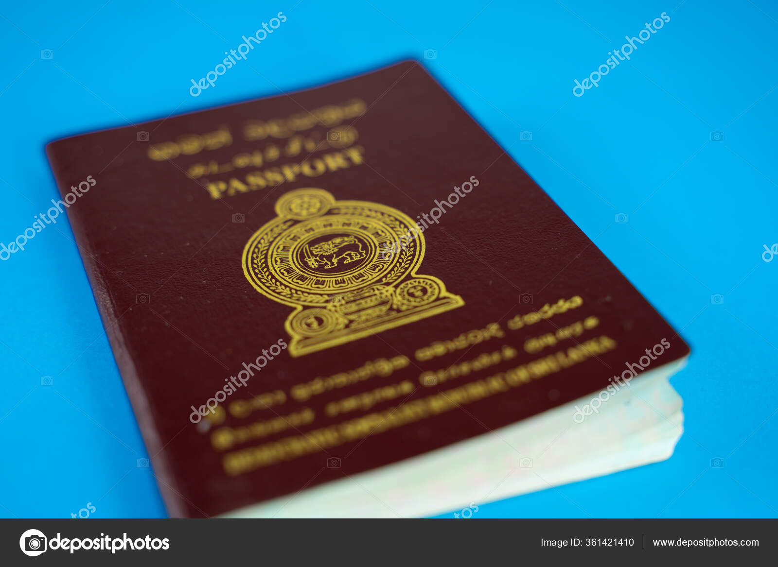 Background Image Srilankan Passport Blue Background Sri Lanka Stock Photo  by ©Shakeel_MS 361421410