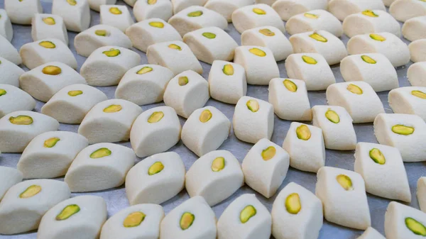 Ghorayeba Süßigkeiten Eid Frisst Kekse Des Islamischen Festes Fitr Ramadan — Stockfoto