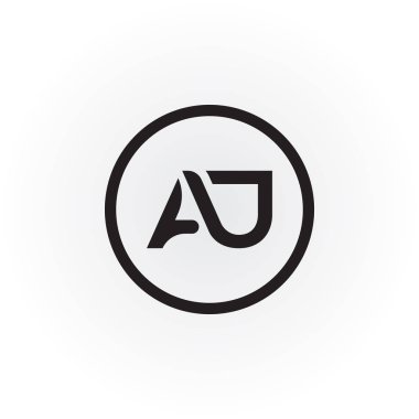Yaratıcı modern iş tipografi vektör şablonlu ilk Aj Mektup logosu. Yaratıcı Soyut Aj Logo Tasarımı.