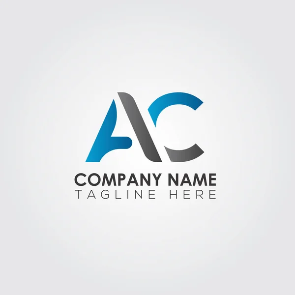 Yaratıcı modern iş tipografi vektör şablonlu ilk Ac Letter logosu. Yaratıcı Soyut Ac Logosu Tasarımı.