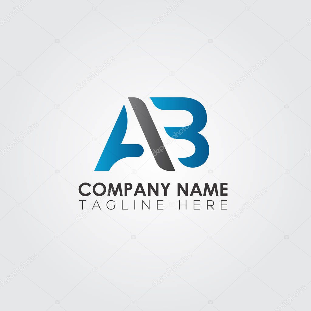 Initial AB Letter Logo With Creative Modern Business Typography Vector Template. Creative Abstract AB Logo Design.
