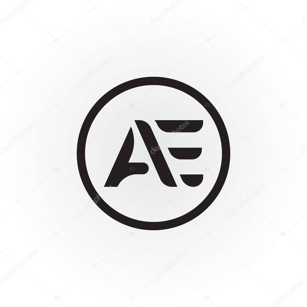 Initial AE Letter Logo With Creative Modern Business Typography Vector Template. Creative Abstract AE Logo Design.