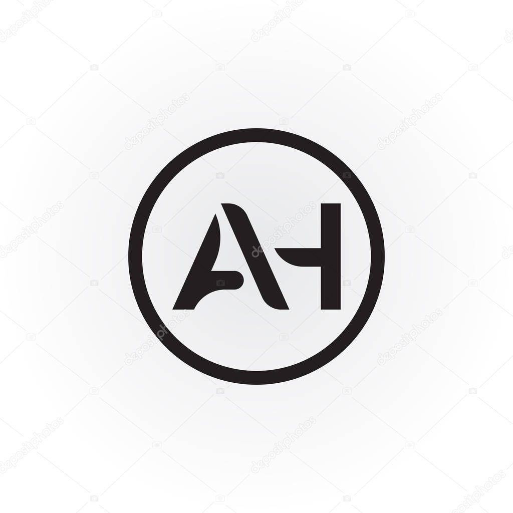 Initial AH Letter Logo With Creative Modern Business Typography Vector Template. Creative Abstract AH Logo Design.