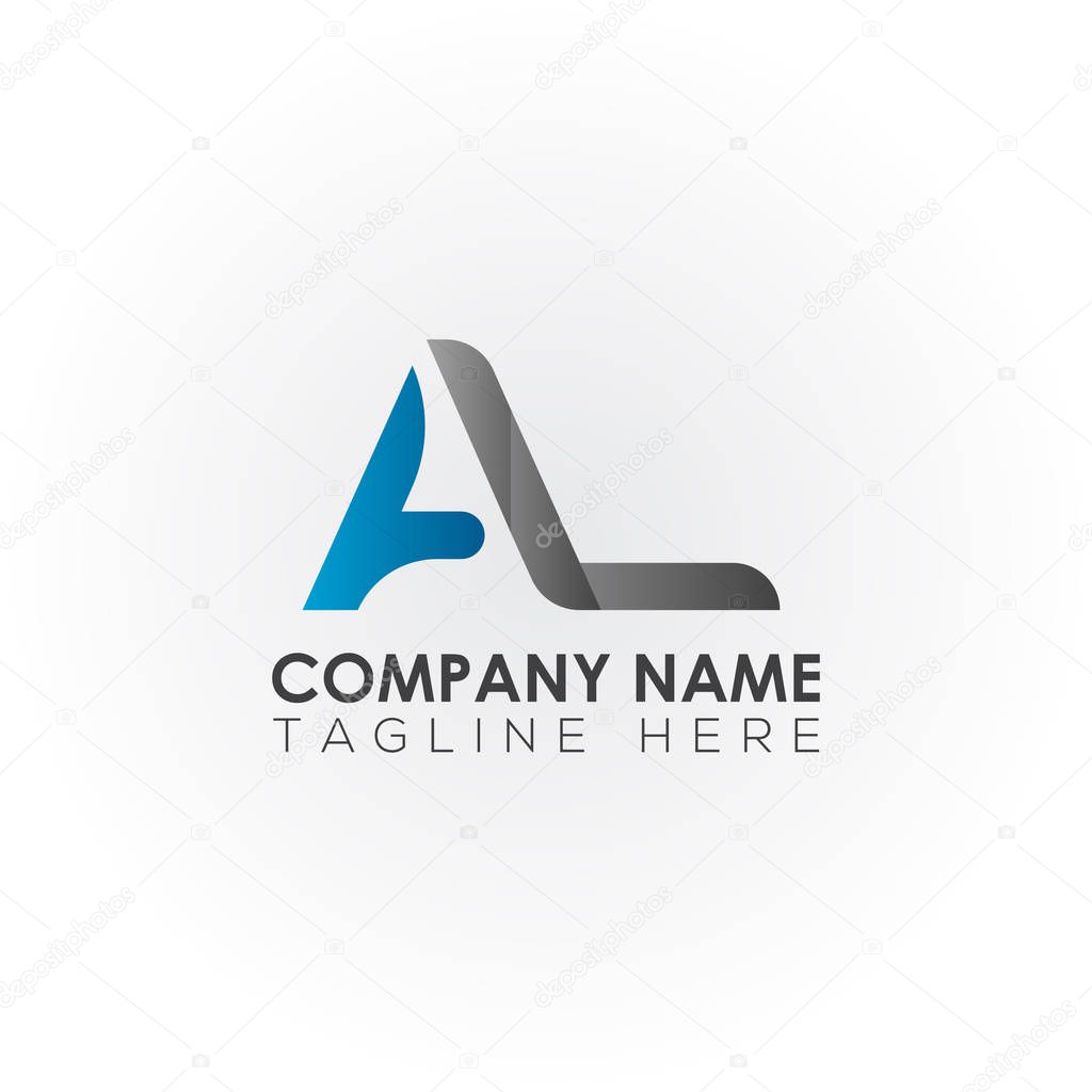 Initial AL Letter Logo With Creative Modern Business Typography Vector Template. Creative Abstract AL Logo Design.