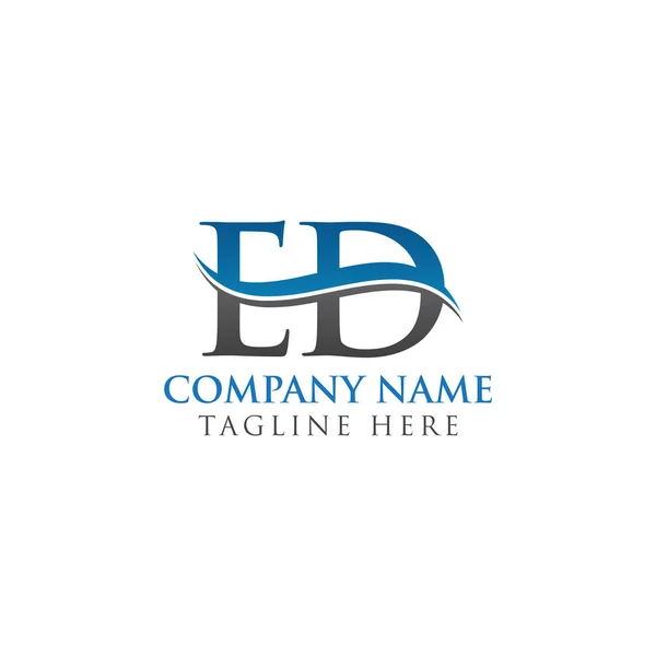 Plantilla Inicial Letter Linked Logo Business Vector Diseño Del Logotipo — Archivo Imágenes Vectoriales