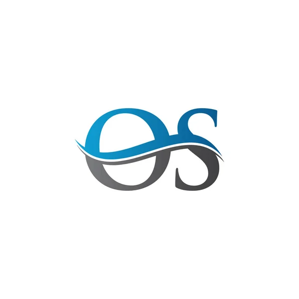 Swoosh Carta Logo Design Vector Template Carta Logo Design — Vetor de Stock