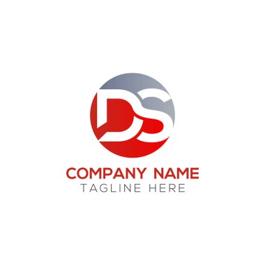 Yaratıcı Typography Vector Şablonu 'na sahip D harfleri. Yaratıcı Soyut Harfler Logo Tasarımı