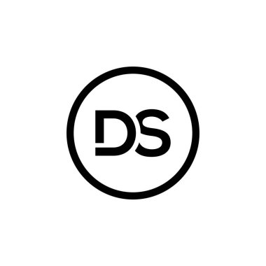 Yaratıcı Typography Vector Şablonu 'na sahip D harfleri. Yaratıcı Soyut Harfler Logo Tasarımı