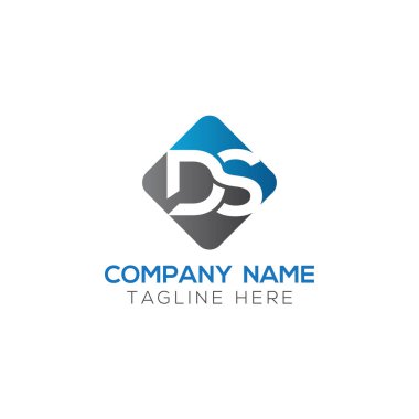 Yaratıcı Typography Vector Şablonu 'na sahip D harfleri. Yaratıcı Soyut Harfler Logo Tasarımı