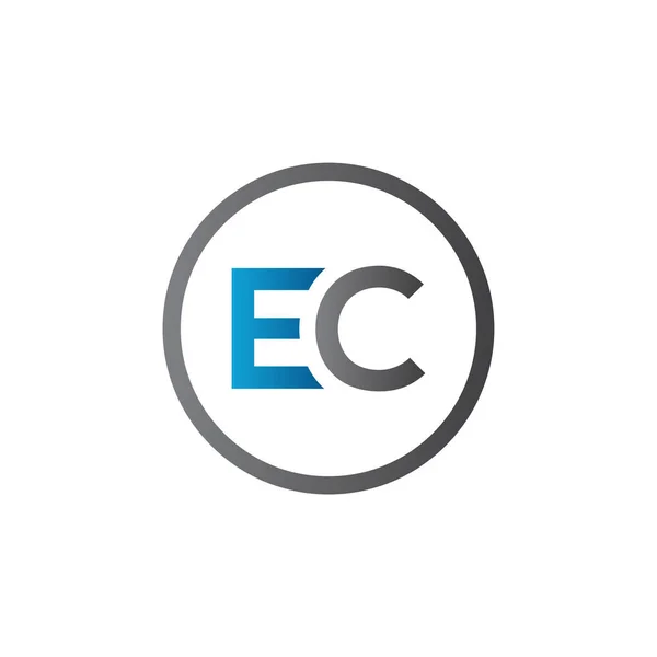 Logo Enlazado Inicial Carta Carta Creativa Modern Business Logo Vector — Vector de stock