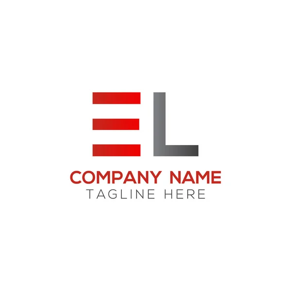 Початкова Назва Letter Linked Logo Creative Letter Modern Business Logo — стоковий вектор