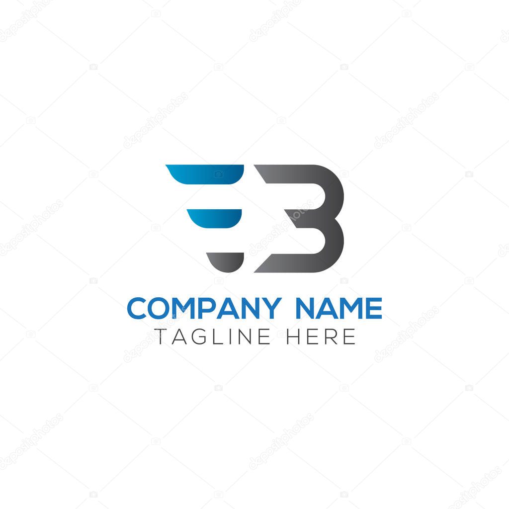 Initial EB Letter Linked Logo. Creative Letter EB Modern Business Logo Vector Template. Initial EB Logo Design