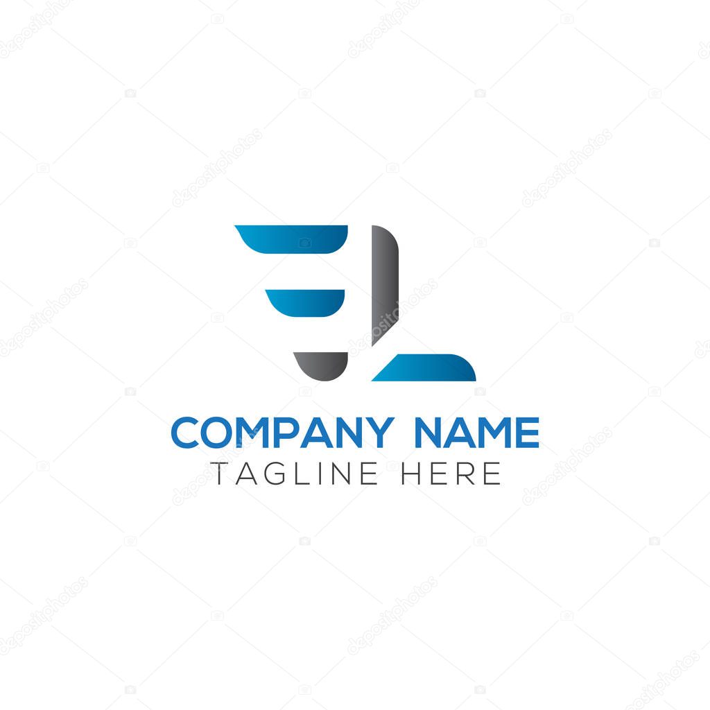 Initial EL Letter Linked Logo. Creative Letter EL Modern Business Logo Vector Template. Initial EL Logo Design