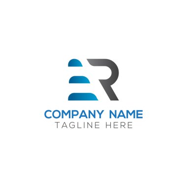 Baş harf bağlantılı logo. Creative Letter Er Modern Business Logo Vector Şablonu. İlk Er Logo Tasarımı