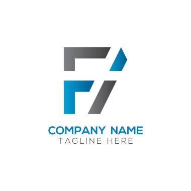 İlk Fi Harfi Bağlı Logo. Yaratıcı Letter Fi Modern Business Logo Vektör Şablonu. Fi Logo Tasarımı