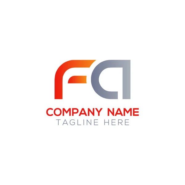 Logotipo Vinculado Carta Inicial Carta Criativa Modern Business Logo Vector —  Vetores de Stock