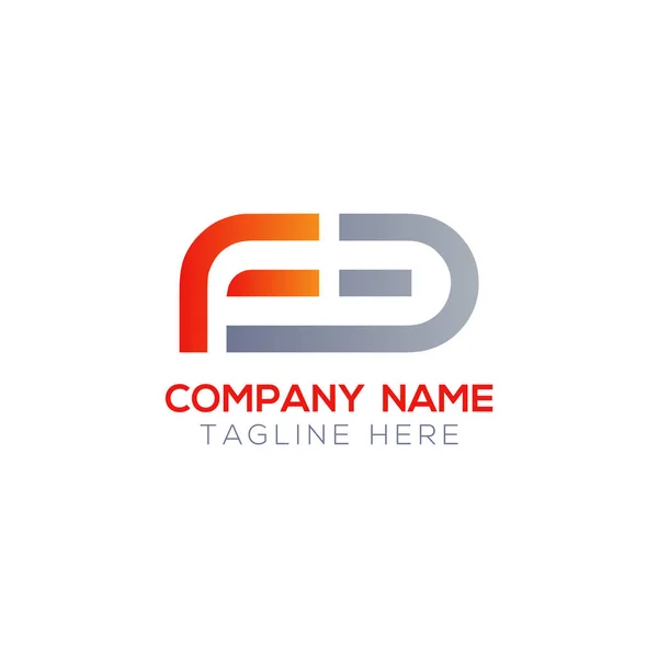 Initial Letter Linked Logo Creative Letter Modern Business Logo Vector — 스톡 벡터