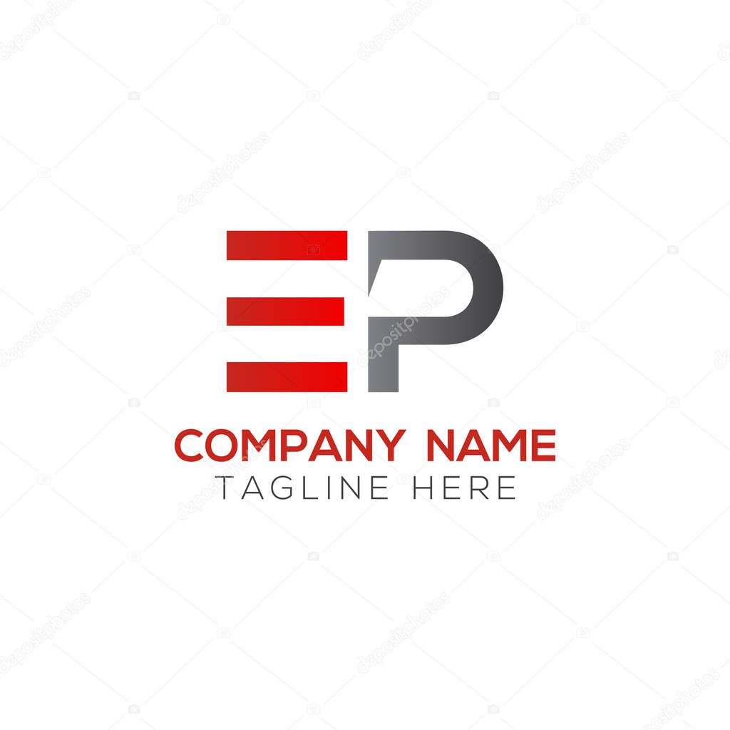 Initial EP Letter Linked Logo. Creative Letter EP Modern Business Logo Vector Template. Initial EP Logo Design