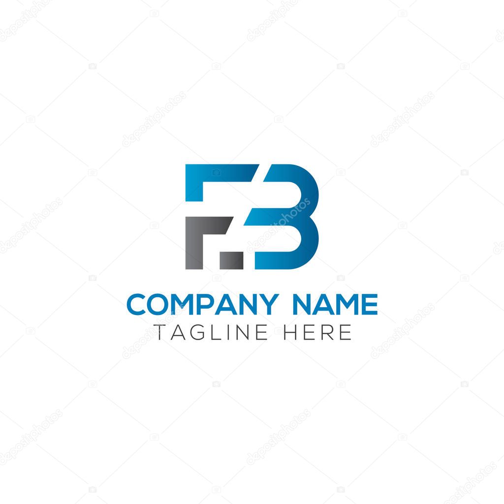 Initial Fb Letter Linked Logo Creative Letter Fb Modern Business Logo Vector Template Fb Logo Design Larastock