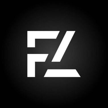Baş harfleri birleştirilmiş logo. Yaratıcı Harf FI Modern İş Logosu Vektör Şablonu. Fl Logo Tasarımı