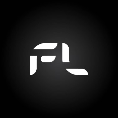 Baş harfleri birleştirilmiş logo. Yaratıcı Harf FI Modern İş Logosu Vektör Şablonu. Fl Logo Tasarımı
