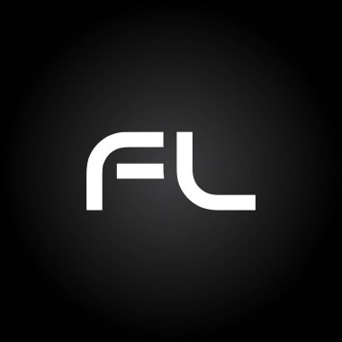 Baş harfleri birleştirilmiş logo. Yaratıcı Harf FI Modern İş Logosu Vektör Şablonu. Fl Logo Tasarımı