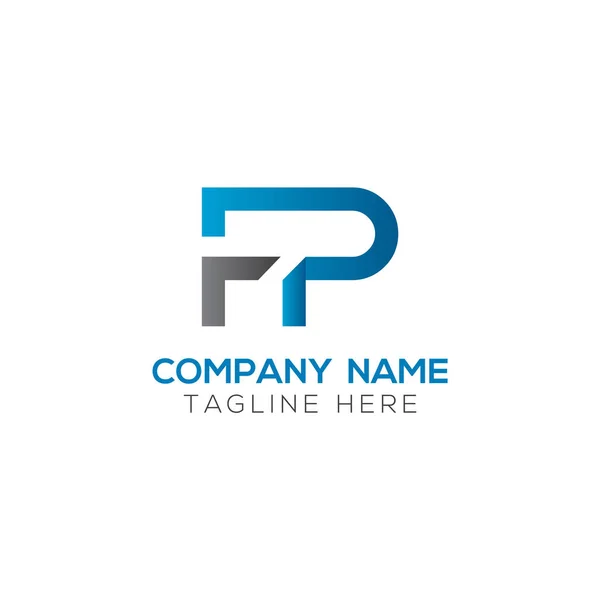 Logo Připojené Počátečnímu Dopisu Creative Letter Modern Business Logo Vector — Stockový vektor
