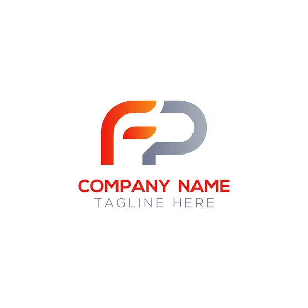 Logo Připojené Počátečnímu Dopisu Creative Letter Modern Business Logo Vector — Stockový vektor