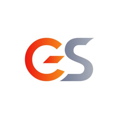 Baş harfler birbirine bağlı logo. Gs harfi Tip Logo Tasarım Şablonu. Soyut Harf G logosu Tasarımı