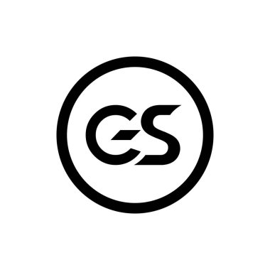 Baş harfler birbirine bağlı logo. Gs harfi Tip Logo Tasarım Şablonu. Soyut Harf G logosu Tasarımı