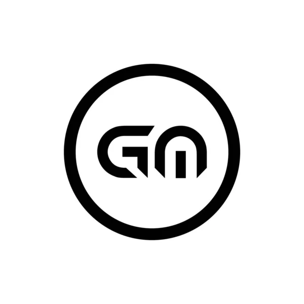 初期のGmレターリンクロゴ Gm文字タイプロゴデザインベクトルテンプレート アブストラクトレターGmロゴデザイン — ストックベクタ