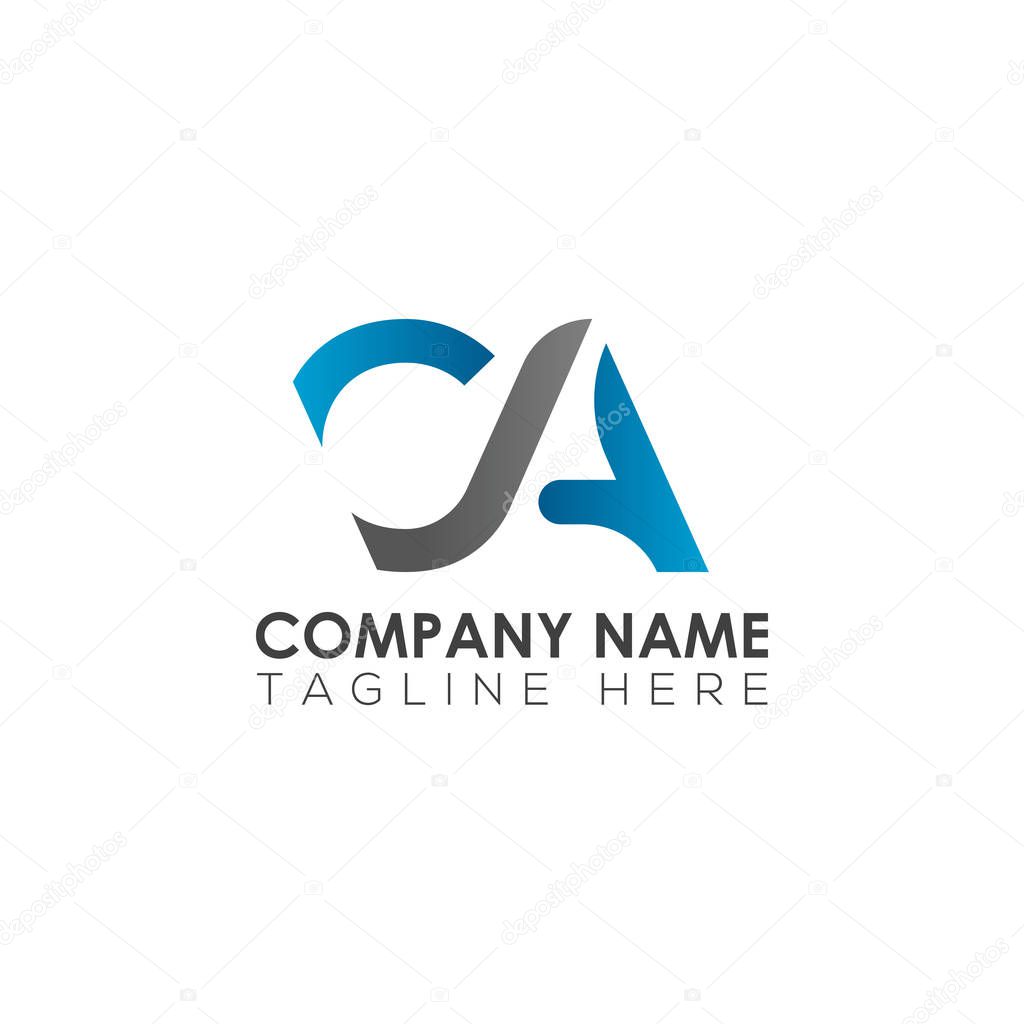 Initial CA Letter Logo With Creative Modern Business Typography Vector Template. Creative Abstract Letter CA Logo Vector.