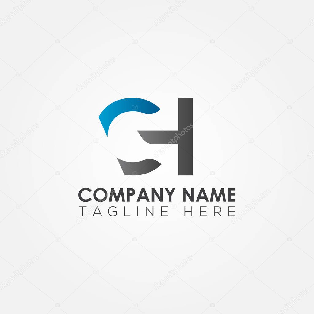 Initial CH Letter Logo With Creative Modern Business Typography Vector Template. Creative Abstract Letter CH Logo Vector.