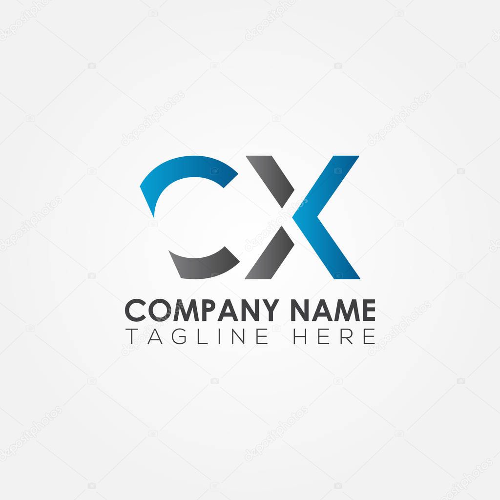 Initial CX Letter Logo With Creative Modern Business Typography Vector Template. Creative Abstract Letter CX Logo Vector.