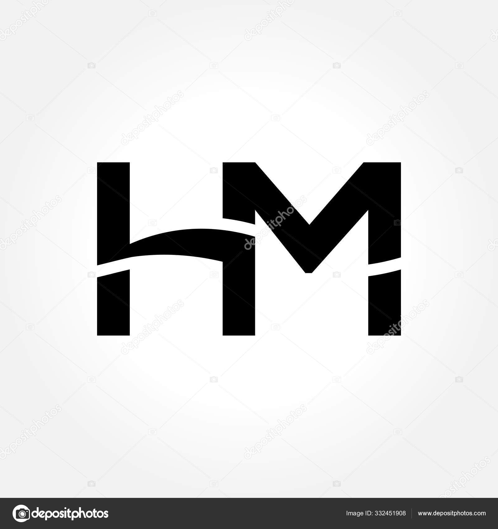 Huruf Hm Stok Vektor Ilustrasi Huruf Hm Bebas Royalti Depositphotos