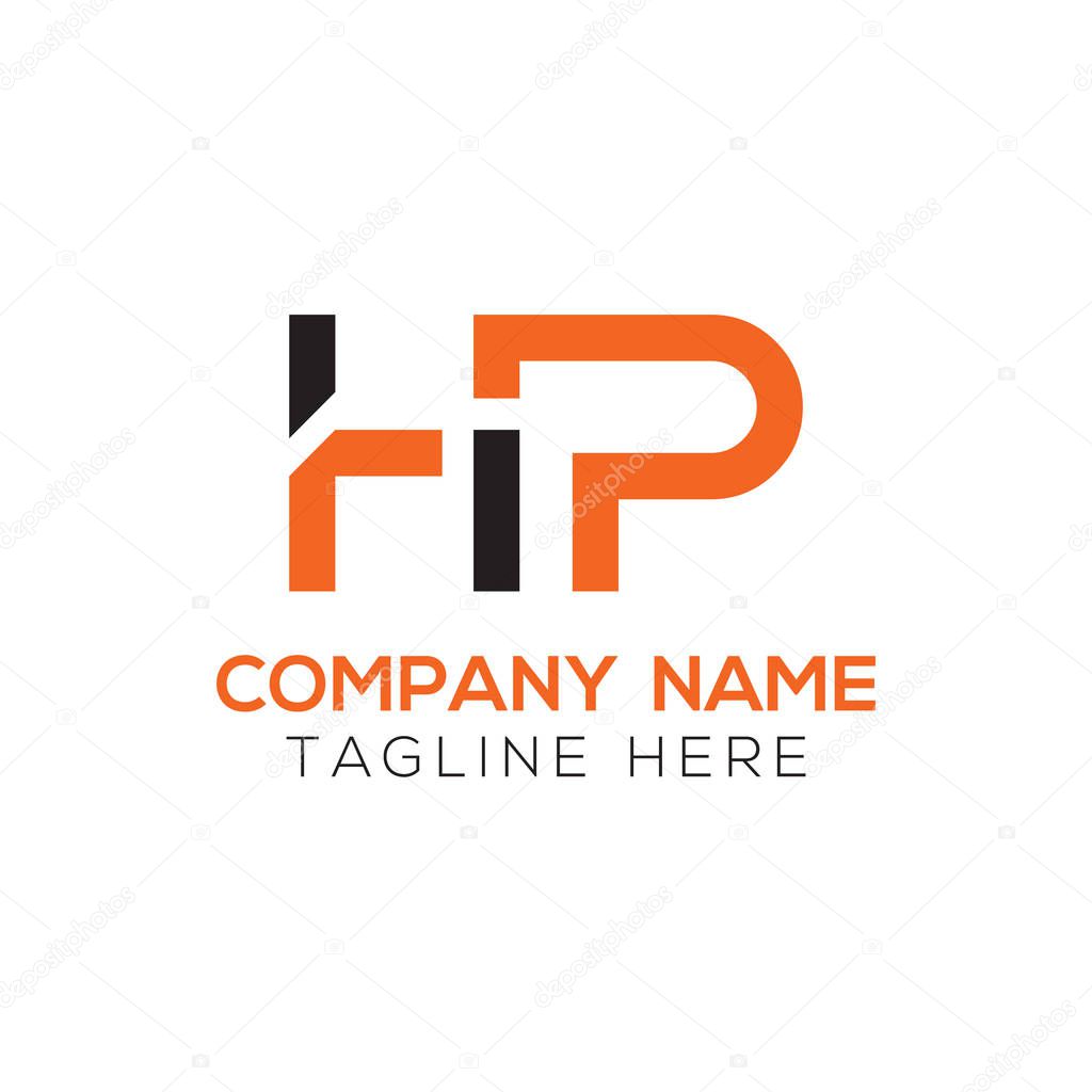 Letter HP Logo Design Vector Template. Initial HP Letter Design Vector Illustration