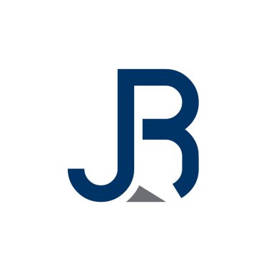 Yaratıcı harf Jb Logo Tasarım Vektör Şablonu. İlk Bağlı Harf Jb Logo Tasarımı