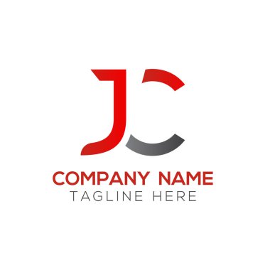 Yaratıcı harf Jc Logo Tasarım Vektör Şablonu. İlk Bağlı Harf Jc Logo Tasarımı