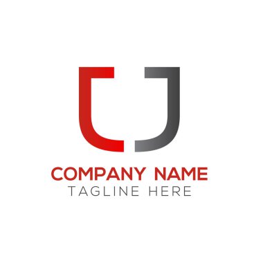 Yaratıcı harf Jj Logo Tasarım Vektör Şablonu. İlk Bağlı Harf Jj Logo Tasarımı