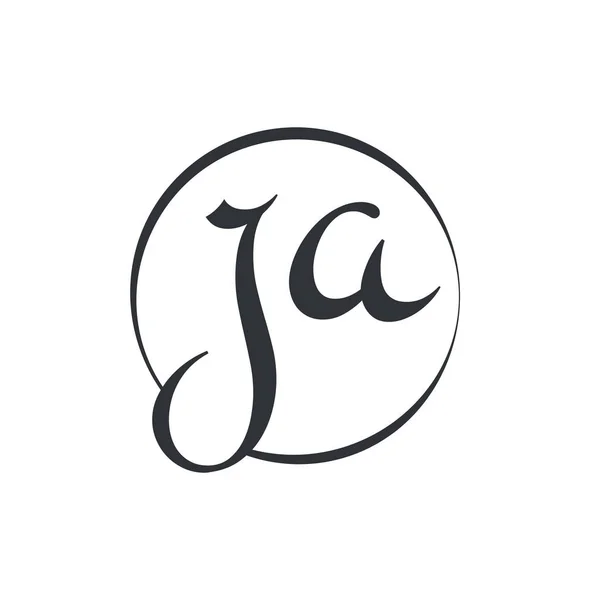 Carta Criativa Logo Design Vector Template Carta Vinculada Inicial Logo — Vetor de Stock
