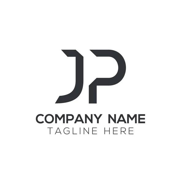 Creative Letter Logo Design Vector Template Initial Linked Letter Logo — Stock Vector