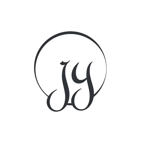 Carta Criativa Logo Design Vector Template Carta Vinculada Inicial Logo — Vetor de Stock