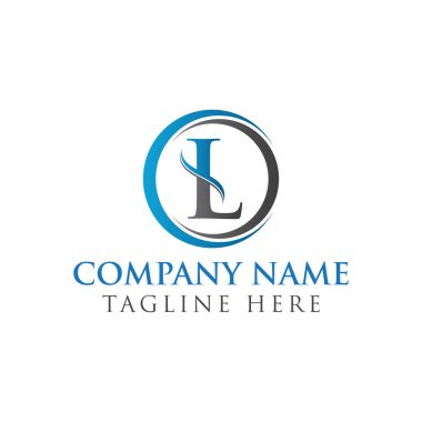 Yaratıcı modern iş tipografi vektör şablonlu L harfi logosu. Yaratıcı Soyut Harf L Logo Vektörü. L Logo Tasarımı.