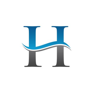 Yaratıcı modern iş tipografi vektör şablonlu H harfi logosu. Yaratıcı Soyut Harf H Logo Vektörü. H Logo Tasarımı.