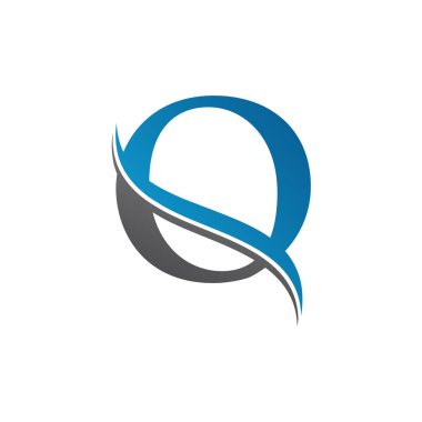Yaratıcı modern iş tipografi vektör şablonlu Q harfi logosu. Yaratıcı Soyut Harf Q Logo Vektörü. Q Logo Tasarımı.